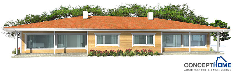 house design Semi-detached-house-plan-ch118d 6