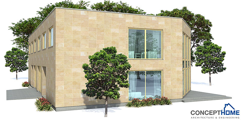 house design contemporary-duplex-house-plan-for-narrow-lot-ch160d 8