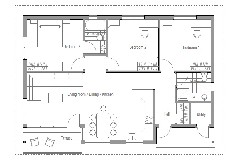 house design small-house-plan-ch63 10