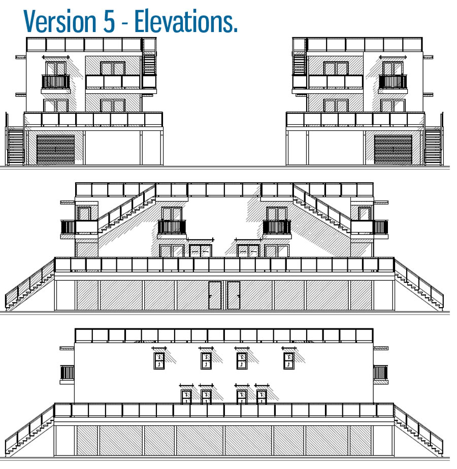 house design duplex-house-plan-ch135 29