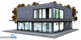 modern houses 001 house plan ch148.JPG