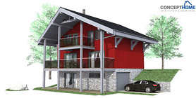 sloping lot house plans 01 home plan ch58.JPG